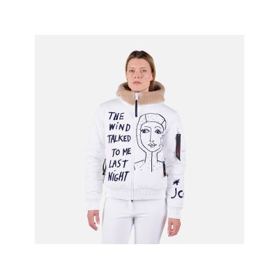 8. Rossignol W Yety Fleece Bomberjacke Jkt Weiß