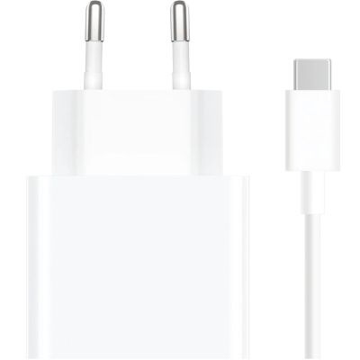 3. Xiaomi MDY-16-EF 1xUSB-A 33W Wandladegerät mit 3A USB-C Kabel - Weiß
