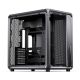 45. Jonsbo X400 PC-Gehäuse, Midi-Tower, ATX, gehärtetes Glas – grau