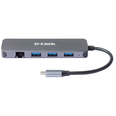 2. D-Link DUB-2334 Kabelgebundene USB-Typ-C-Dockingstation Grau