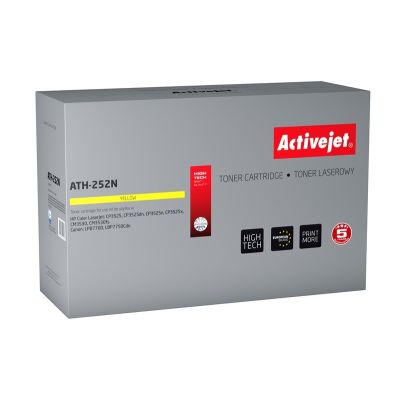 Activejet ATH-252N Toner (ersetzt HP 504A CE252A, Canon CRG-723Y; Supreme; 7000 Seiten; gelb)