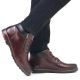 41. Rieker M RKR625 bequeme Lederstiefelette mit Wollfutter, braun