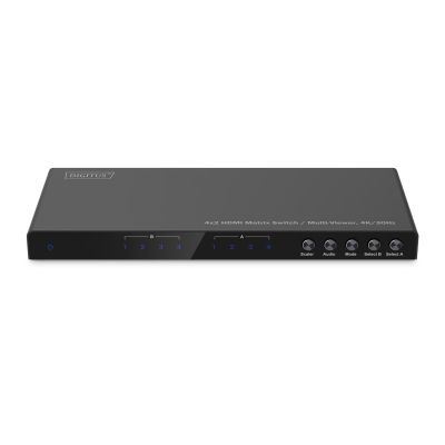 10. Digitus HDMI 4x2 Matrix-Switcher / Multi-Viewer, 4K / 30 Hz