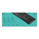 21. Logitech K120 Membrantastatur 920-002479 (USB 2.0; schwarz)