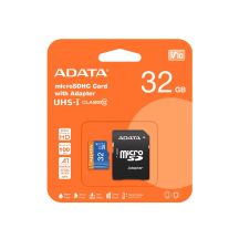 Speicherkarte mit Adapter ADATA Premier AUSDH32GUICL10A1-RA1 (32 GB; Class 10, V10; + Adapter)