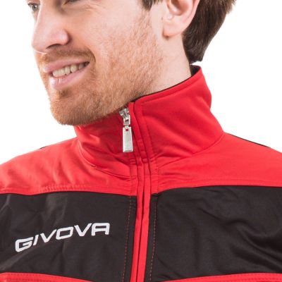 29. Givova Tuta Visa TR018 1210 Trainingsanzug Rot/Schwarz
