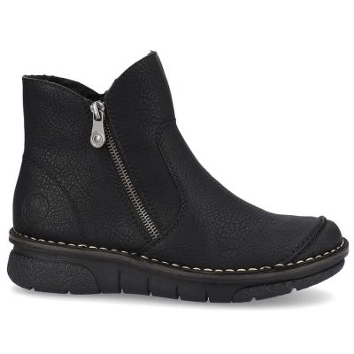 50. Bequeme isolierte Stiefeletten Rieker W RKR612 schwarz