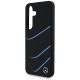 6. Mercedes Silicone Contrasted Curves MagSafe Case für Samsung Galaxy S25 - Schwarz