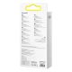 17. Baseus Flash Series II Kabel USB - USB Typ C / Lightning / Micro USB 100 W 1,2 m schwarz (CASS030001)