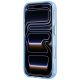 5. Guess IML 4G Script Metallhülle für iPhone 18 Pro Max / 17 Pro Max – Hellblau