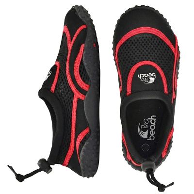 3. Junior-Wasserschuhe, schwarz/rot, XQMAX, Größe 34