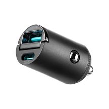 Joyroom JR-CCN18 65W A+C Mini-Kfz-Ladegerät mit Zugringverschluss, Schwarz