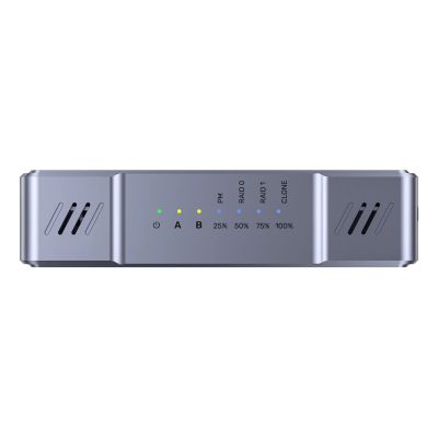 5. Unitek-Gehäuse mit 2x M.2 20 Gbit/s RAID0, RAID1 + Klonen