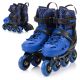 7. Meteor M 34-37 Loky Rollschuhe Schwarz/Blau