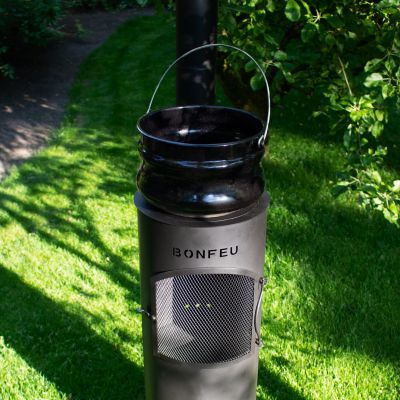 14. BF Bongiano LP rostiger Gartenkamin