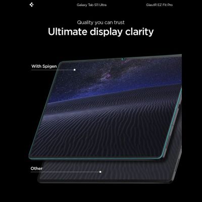 7. Spigen Glas.tR „EZ Fit Pro“ Panzerglas für Samsung Galaxy Tab S11 Ultra 14.6 X930 / X936B