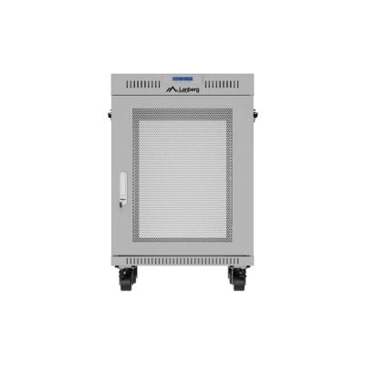 16. LANBERG Standschrank 19" 15U 600x600 LCD Grau
