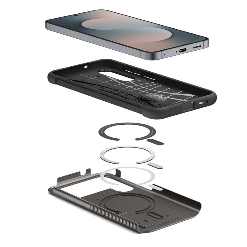 9. Spigen Slim Armor Mag MagSafe Case für Samsung Galaxy S25 FE - Grau
