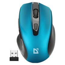 DEFENDER PRIME MB-053 RF SILENT CLICK kabellose Maus, türkis, 52054