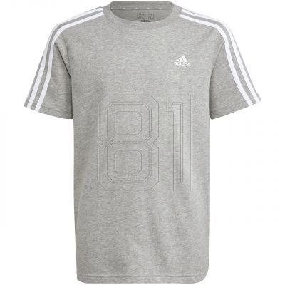adidas Essentials 3-Streifen Baumwoll-T-Shirt Jr IB1669