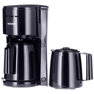 SEVERIN KA 9307 Kaffeemaschine mit 2 Thermoskannen, 1000 W, schwarz