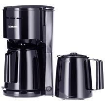 SEVERIN KA 9307 Kaffeemaschine mit 2 Thermoskannen, 1000 W, schwarz