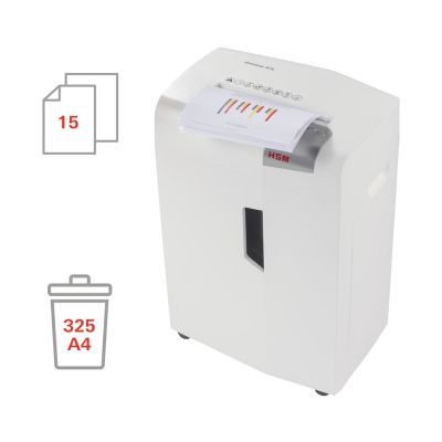 4. HSM Shredstar X15 Aktenvernichter, 26 l, 4 x 37 mm