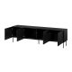 2. ISLA TV-Schrank 200x40x60 schwarz matt