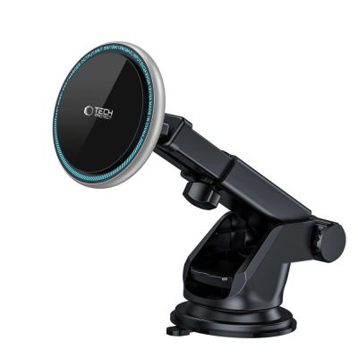 3. Tech-Protect A2 Autotelefonhalterung mit MagSafe 15W induktivem Ladegerät für das Cockpit – Schwarz