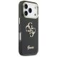 4. Guess IML 4G Script Metallhülle für iPhone 17 Pro Max – Schwarz