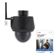 ABUS PPIC52520B Dome IP-Überwachungskamera für den Außenbereich, 3840 x 2160 px, Wandmontage