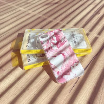 3. Wozinsky Marble TPU Cover Gel Marmor für Samsung Galaxy A02s EU pink