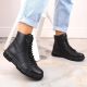 11. Bequeme isolierte Plateaustiefelette Rieker W RKR493A schwarz