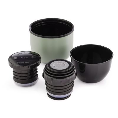 16. Thermos Meteor 1000 ml für Reisen, Tourismus, Zuhause, Arbeit 17249 2 Tassen