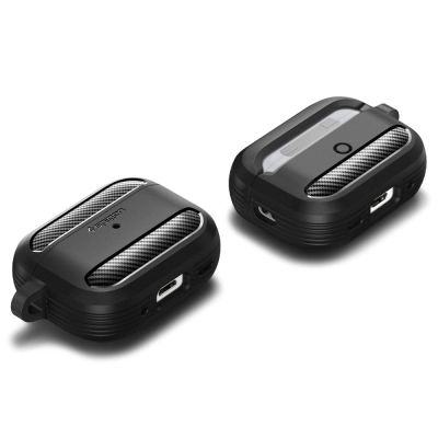10. Spigen Rugged Armor Hülle für Apple AirPods Pro 1/2 – mattschwarz