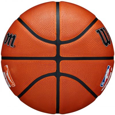 6. Wilson Jr NBA Logo Auth Outdoor-Basketball WZ3011801XB6