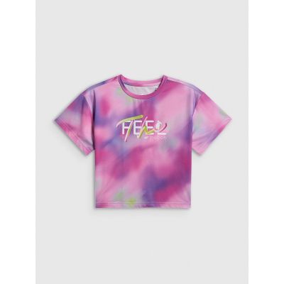 7. Schnelltrocknendes Sport-T-Shirt für Mädchen 4F 4FJRSS26TFTSF2394-90A