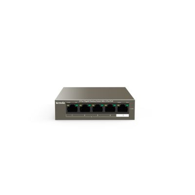 2. PoE-Switch Tenda TEG1105P-4-63W (5x 10/100/1000Mbps)