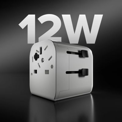 3. SBS Universal-Reiseadapter – EU 2xUSB-A – weiß