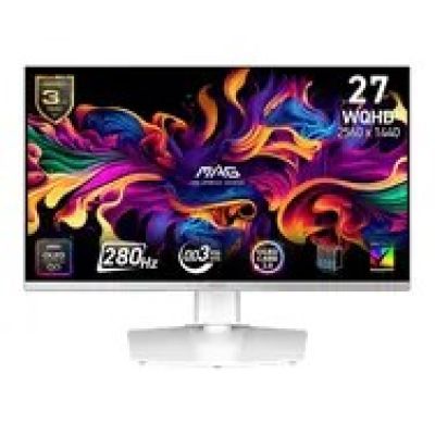 MSI MAG 272QPWDE QD-OLED X28 Computermonitor 67,3 cm (26,5") 2560 x 1440 px Wide Quad HD Weiß