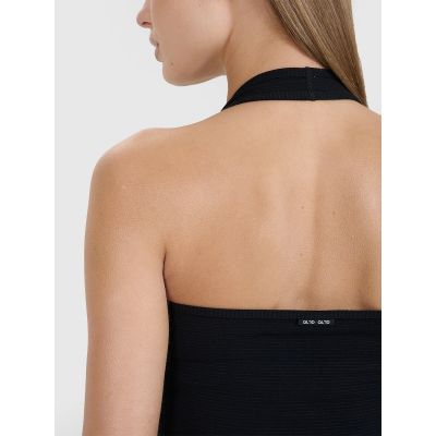 4. Slim-Fit-Crop-Top für Damen, glatt, Größe 4F | Anna Lewandowska 4F 4FALSSS25TSLEF215-20S