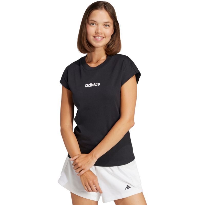 2. adidas Essentials Linear Cotton T-shirt W JC8238