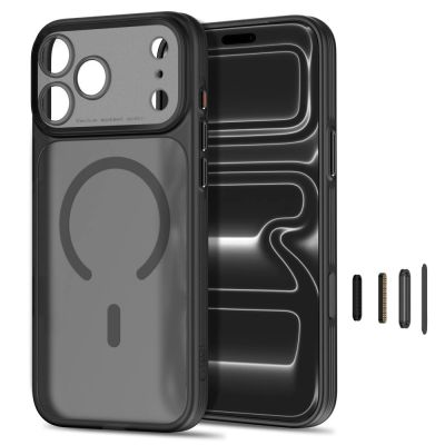 2. Tech-Protect MagPrime MagSafe CC Hülle für iPhone 18 Pro / iPhone 17 Pro – Mattschwarz