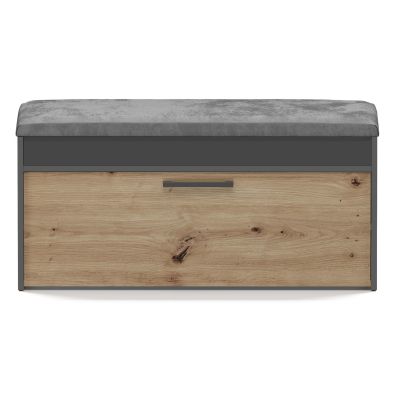 4. PARMA SCHUHSCHRANK ANTHRAZIT/HANDWERK