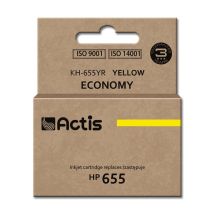 Actis KH-655YR Tinte (ersetzt HP 655 CZ112AE; Standard; 12 ml; gelb)