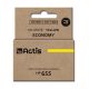 Actis KH-655YR Tinte (ersetzt HP 655 CZ112AE; Standard; 12 ml; gelb)