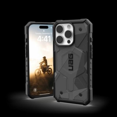 3. UAG Pathfinder SE Magsafe Hülle für iPhone 16 Pro – grau