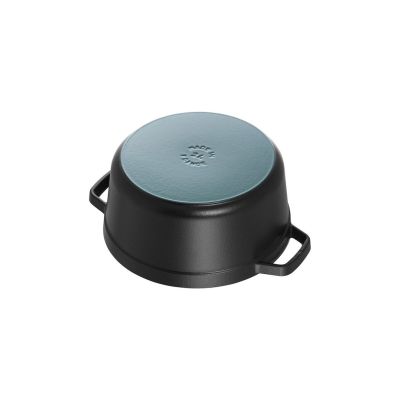 2. Staub Runder Gusseisentopf – 3,8 l, Schwarz