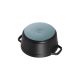 2. Staub Runder Gusseisentopf – 3,8 l, Schwarz
