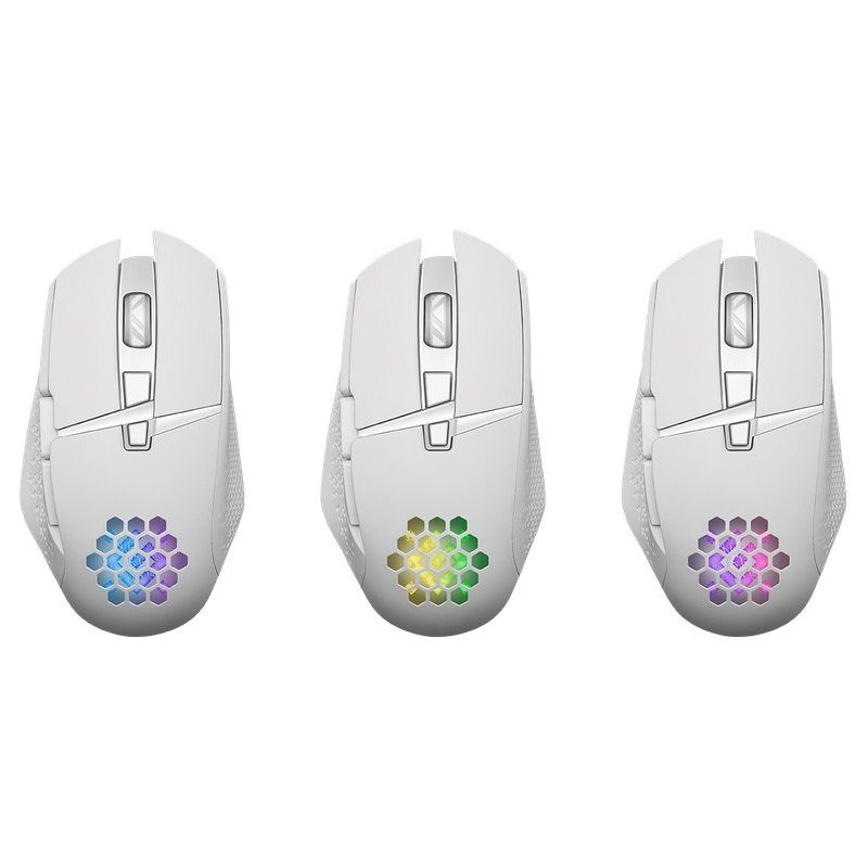 3. Defender Mouse GM-514 Glory Optical RF RGB 3200DPI 7P Weiß 52513